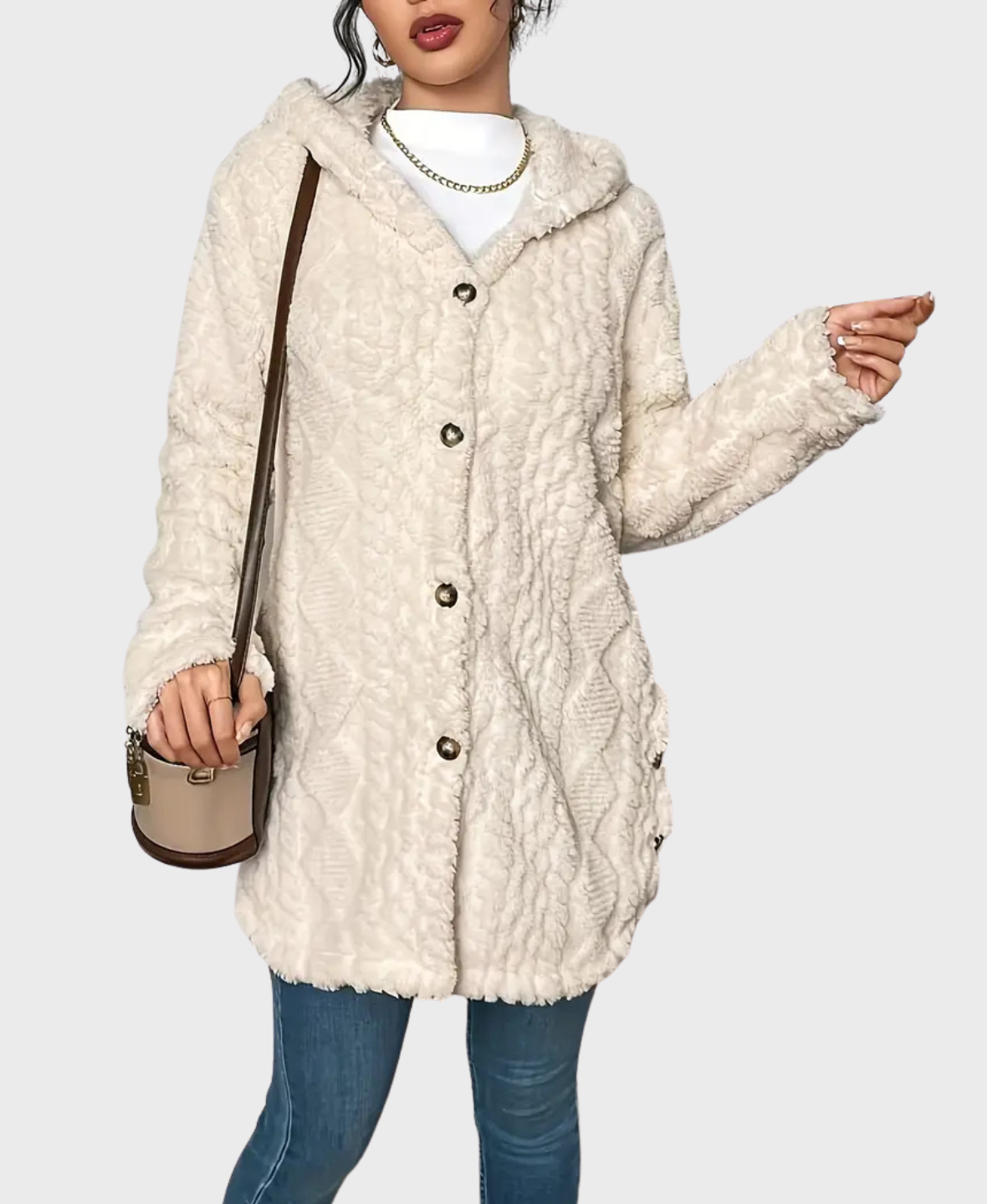 Amara™ Soft Fleece Hooded Coat