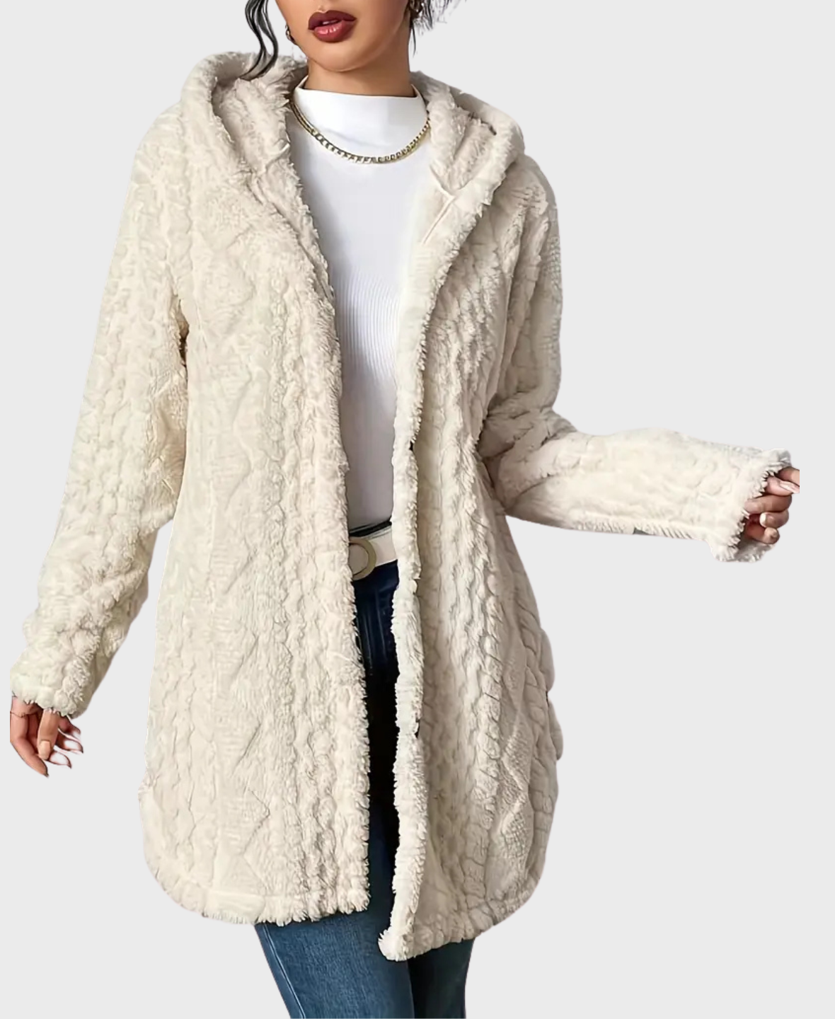 Amara™ Soft Fleece Hooded Coat