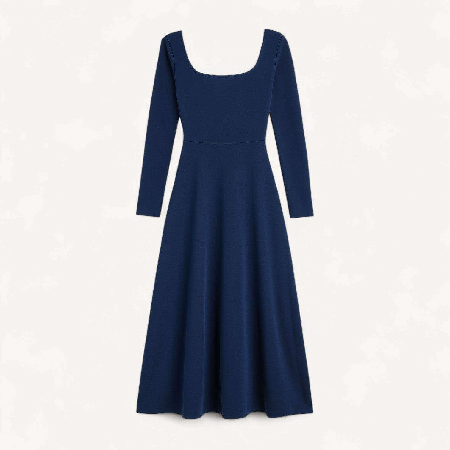 Long Sleeve Square Dress