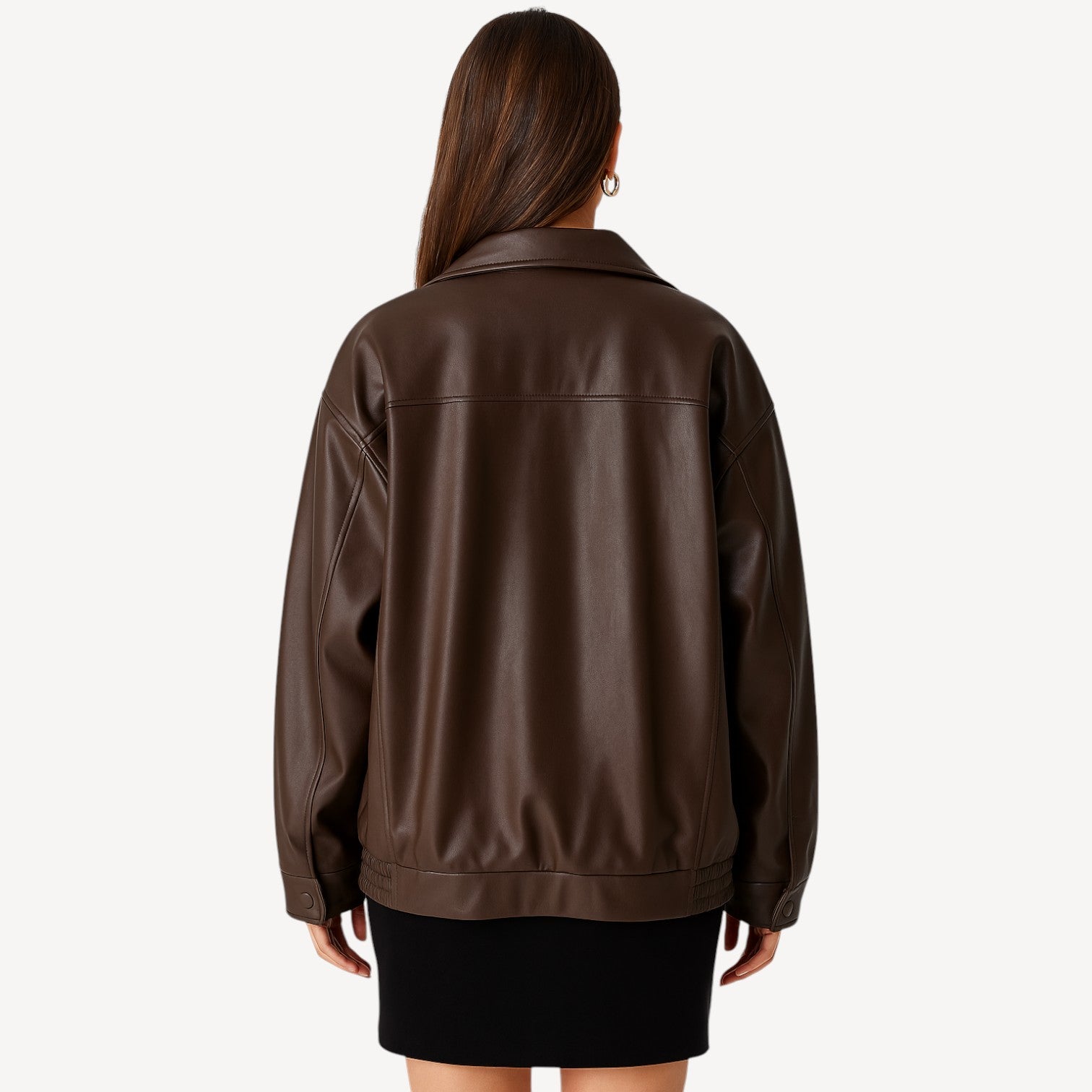 Classic Zip Leather Jacket