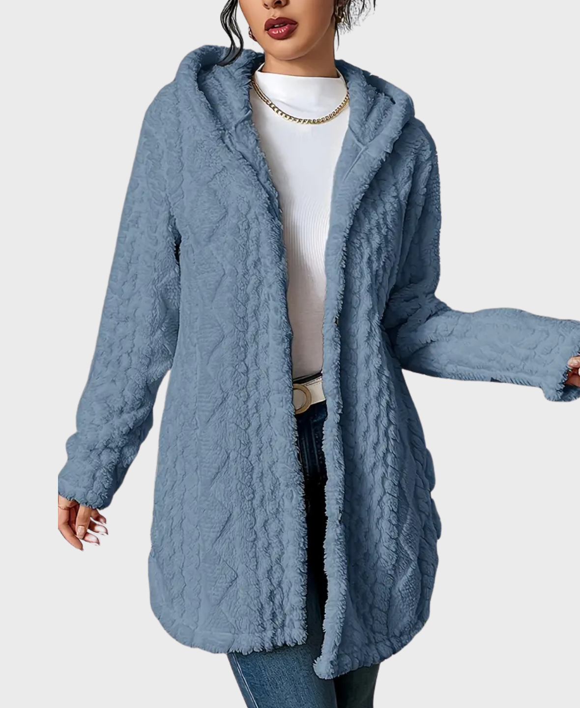 Amara™ Soft Fleece Hooded Coat