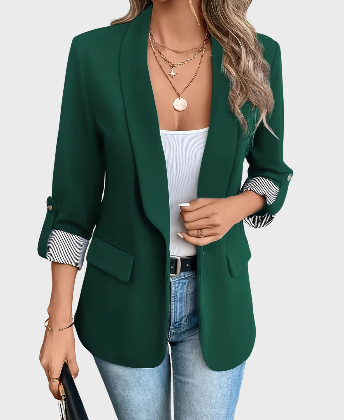 Clara™ Elegant Lapel Blazer