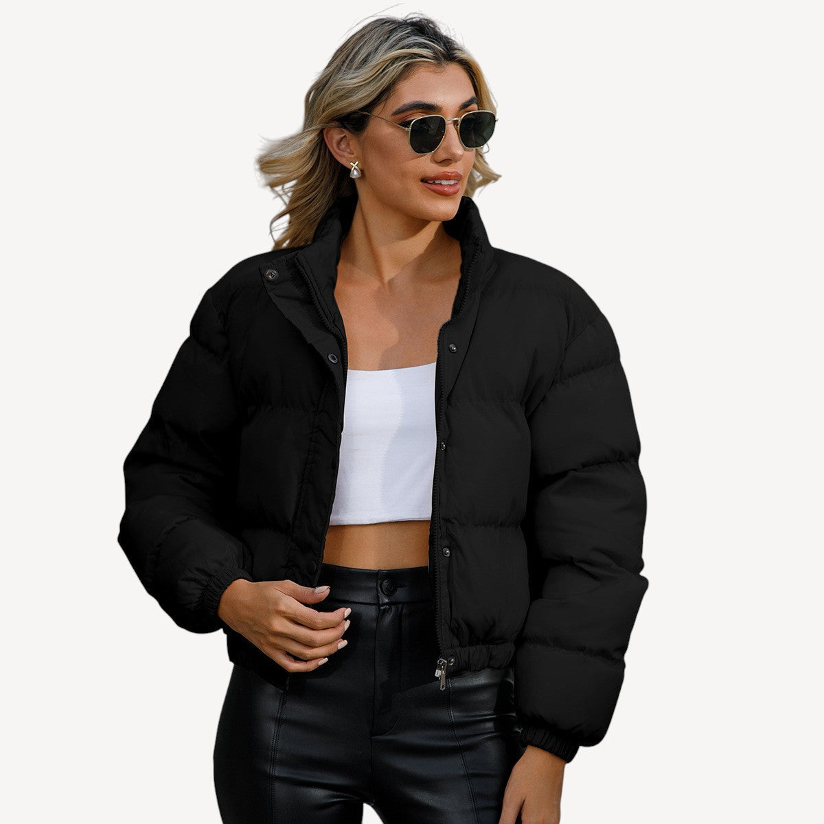 Short Padded Winter Coat