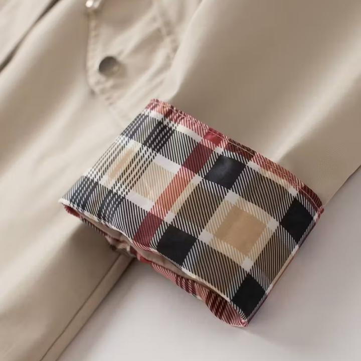 Women’s Hooded Zip-Up Trench Coat