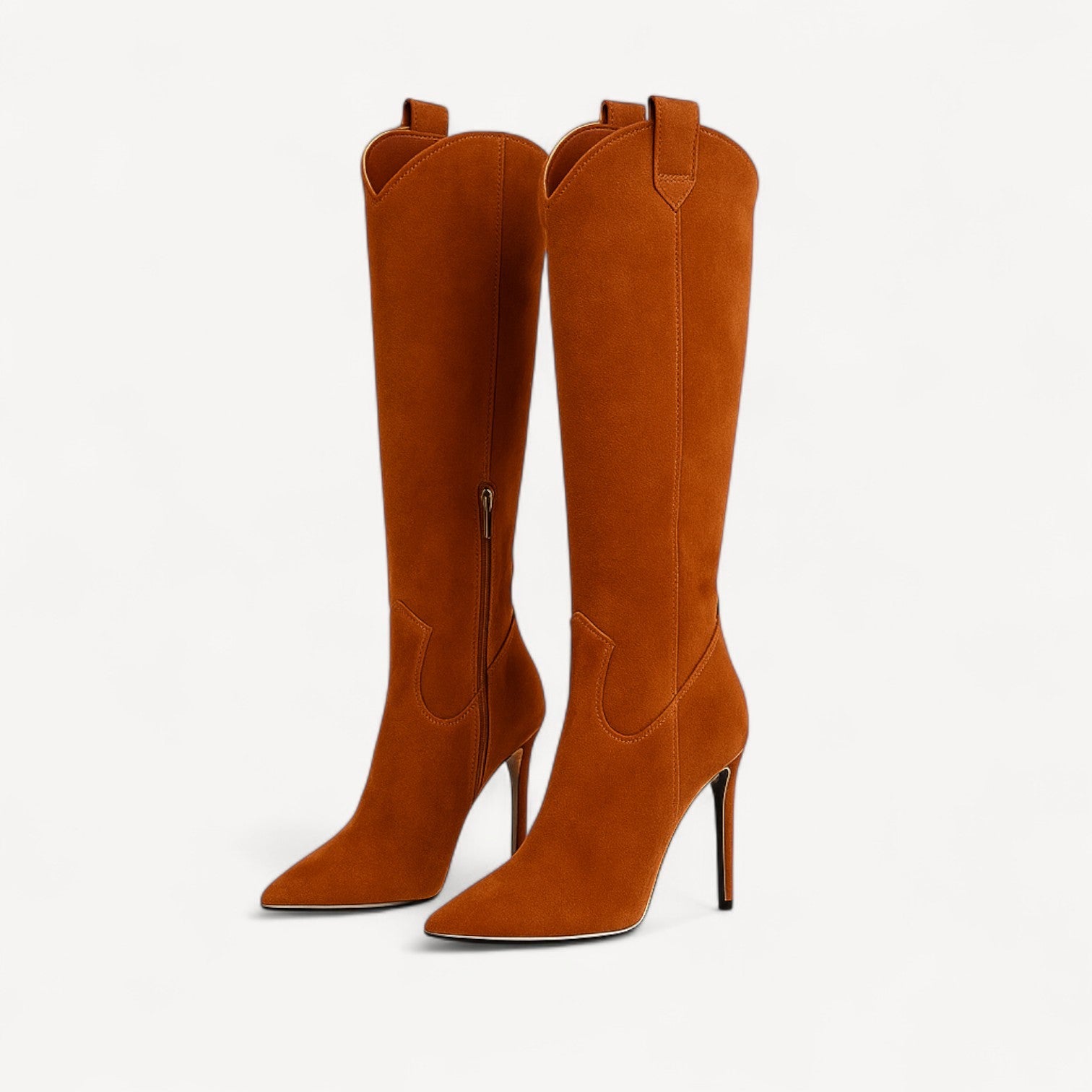 Elegant Suede Knee Boots