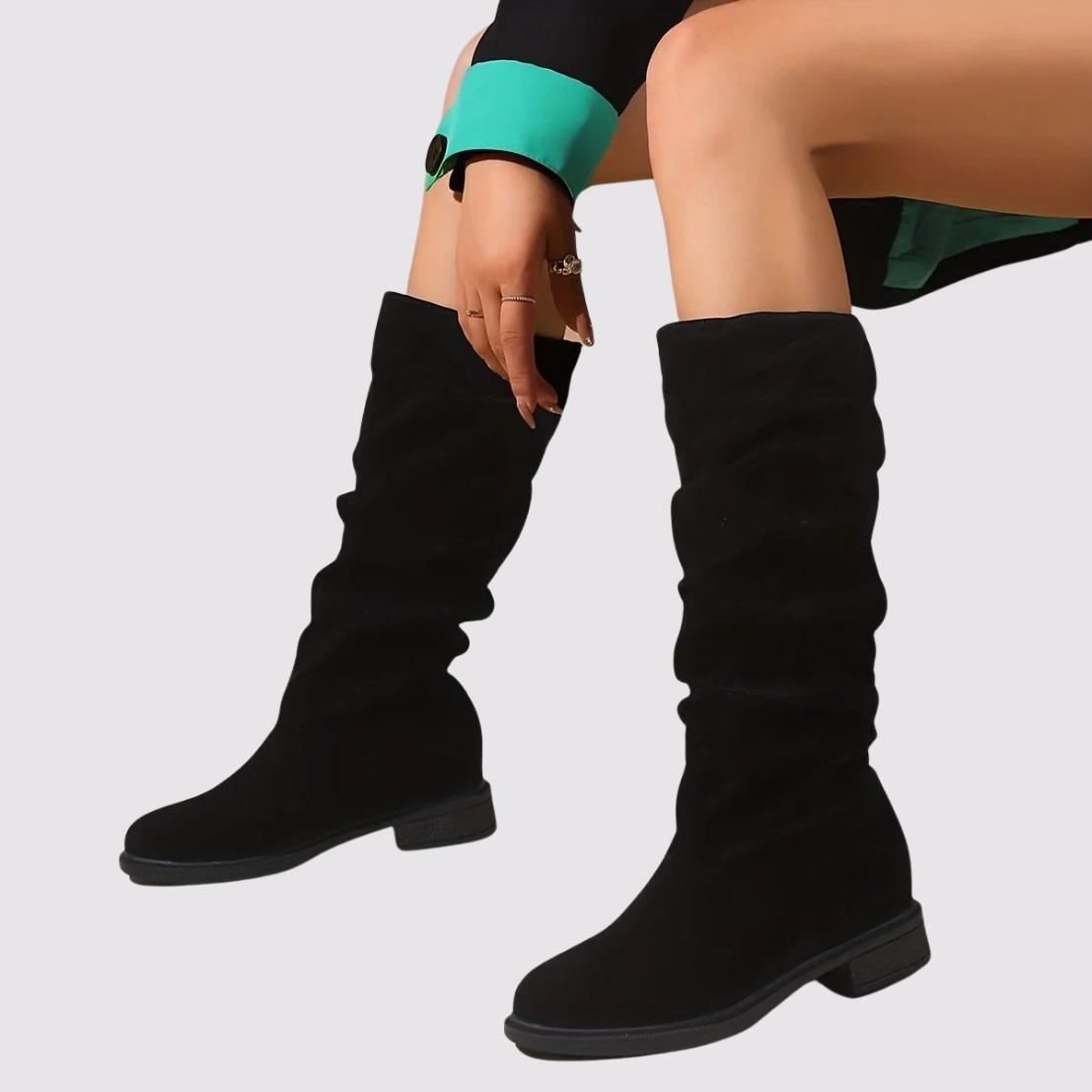 Elara™ Slouchy Mid Calf Boots