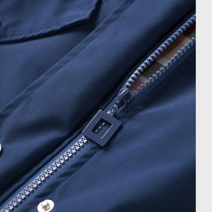 Women’s Hooded Zip-Up Trench Coat