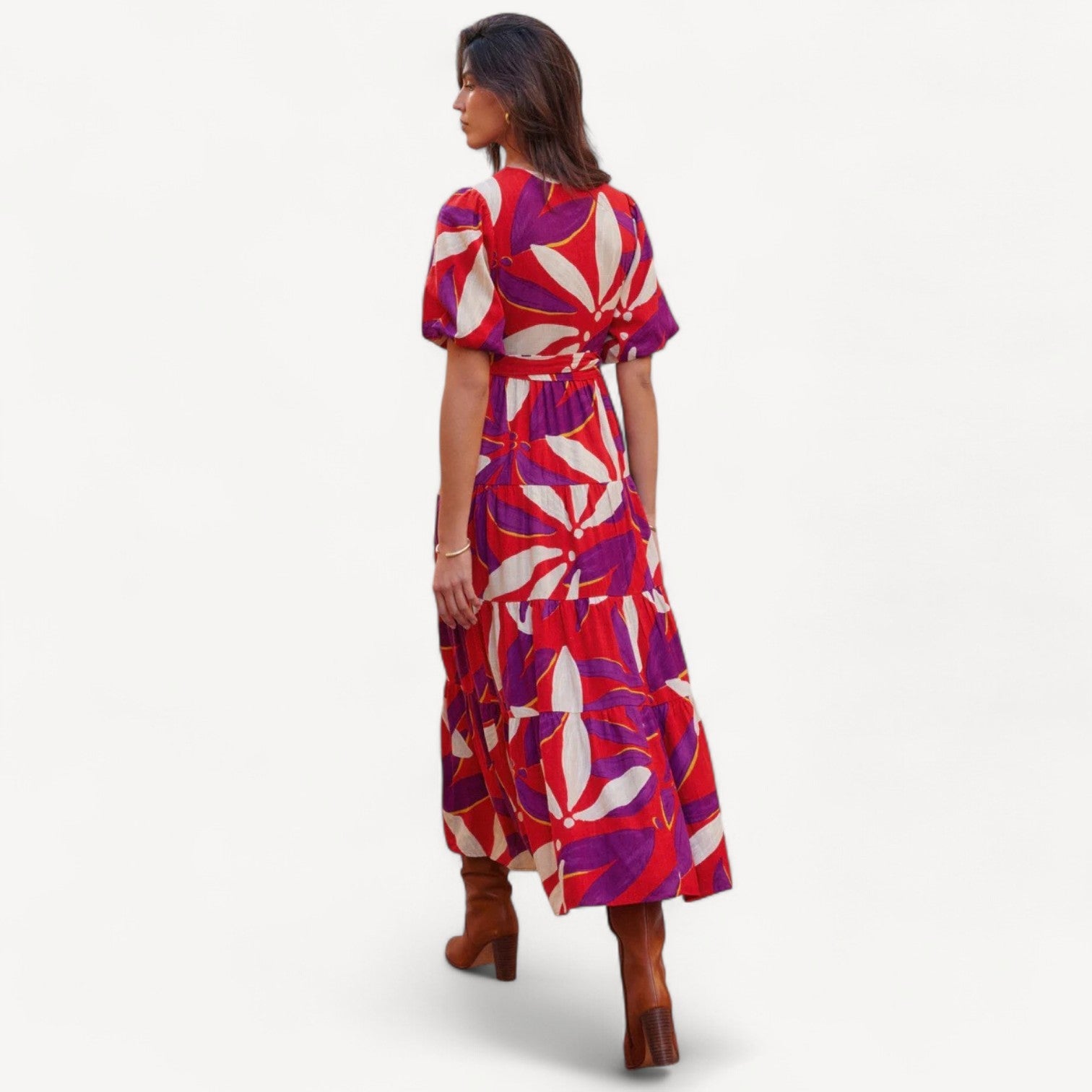 Boho Wrap Maxi Dress