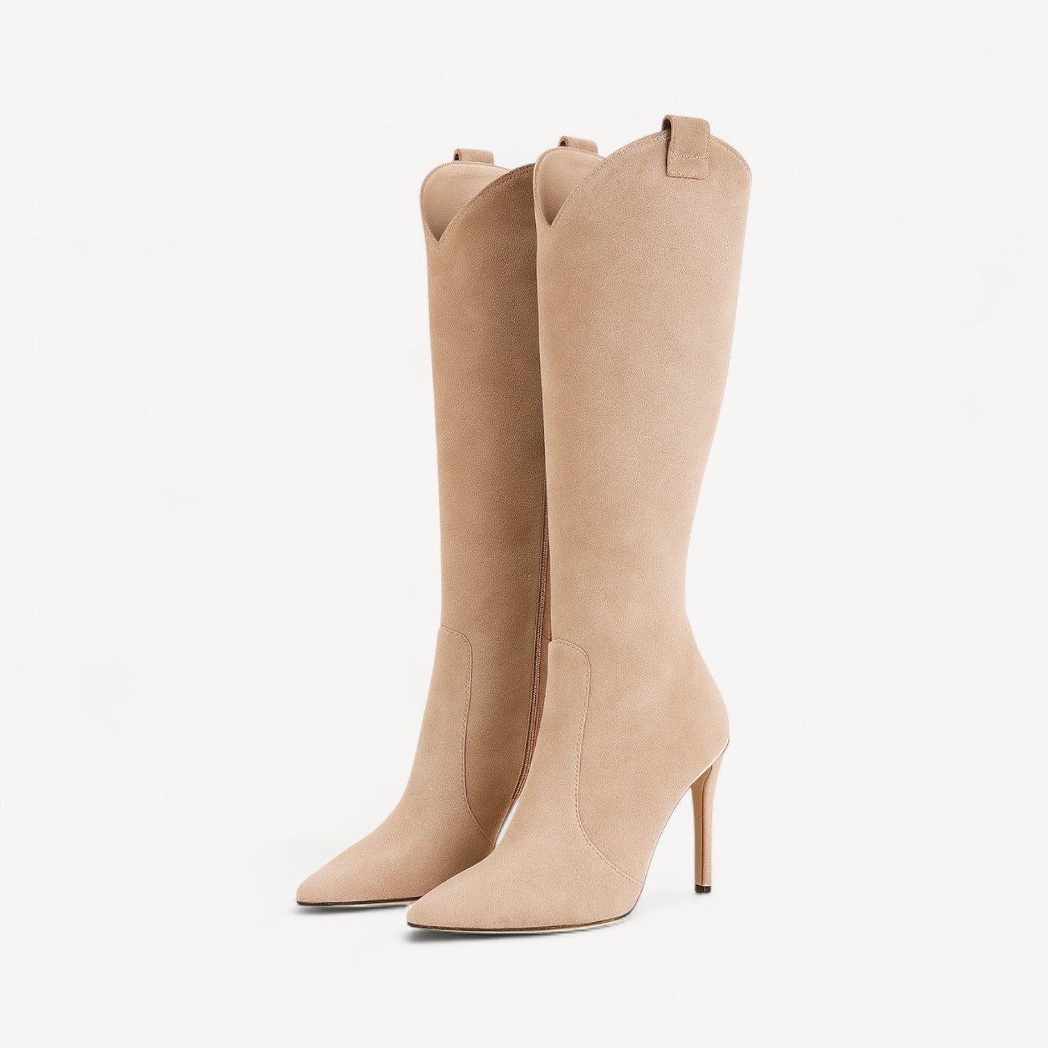 Elegant Suede Knee Boots