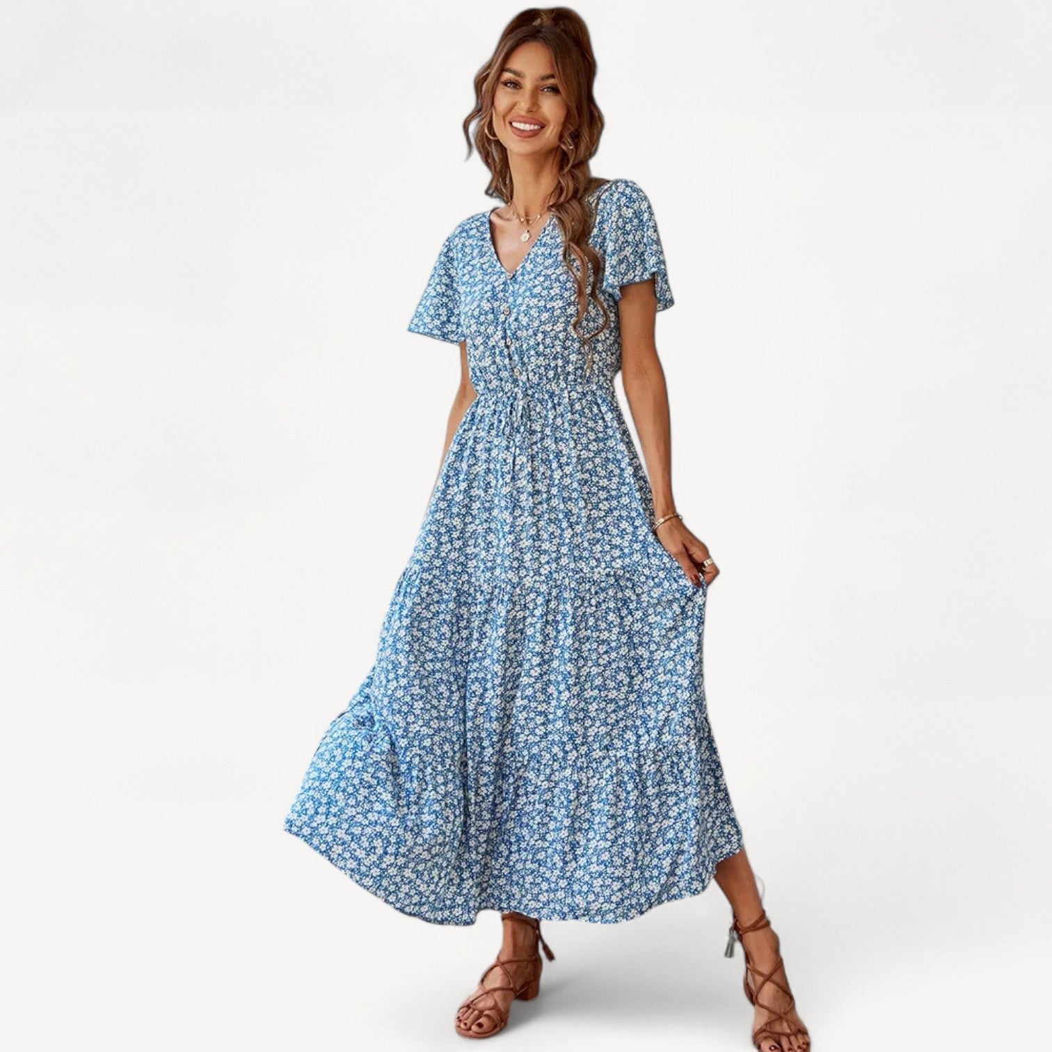 Floral Summer Maxi Dress