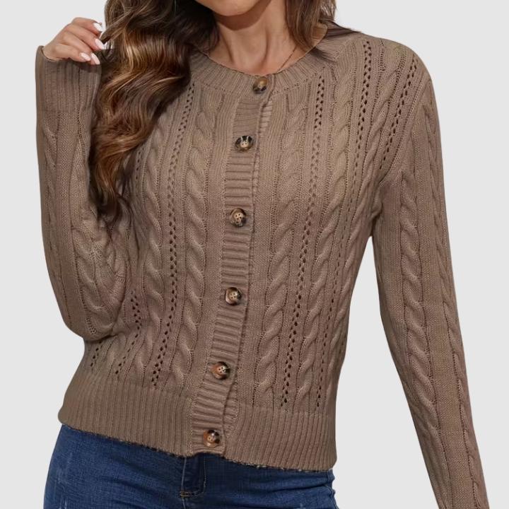 Women’s Classic Cable Knit Cardigan