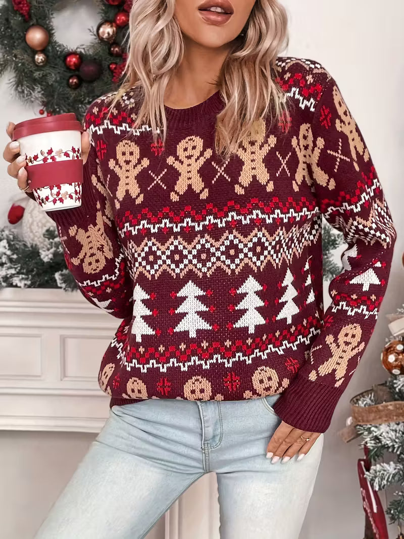 Gingerbread Women’s Christmas Sweater