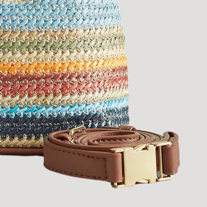 Women's Boho-Style Woven Handbag
