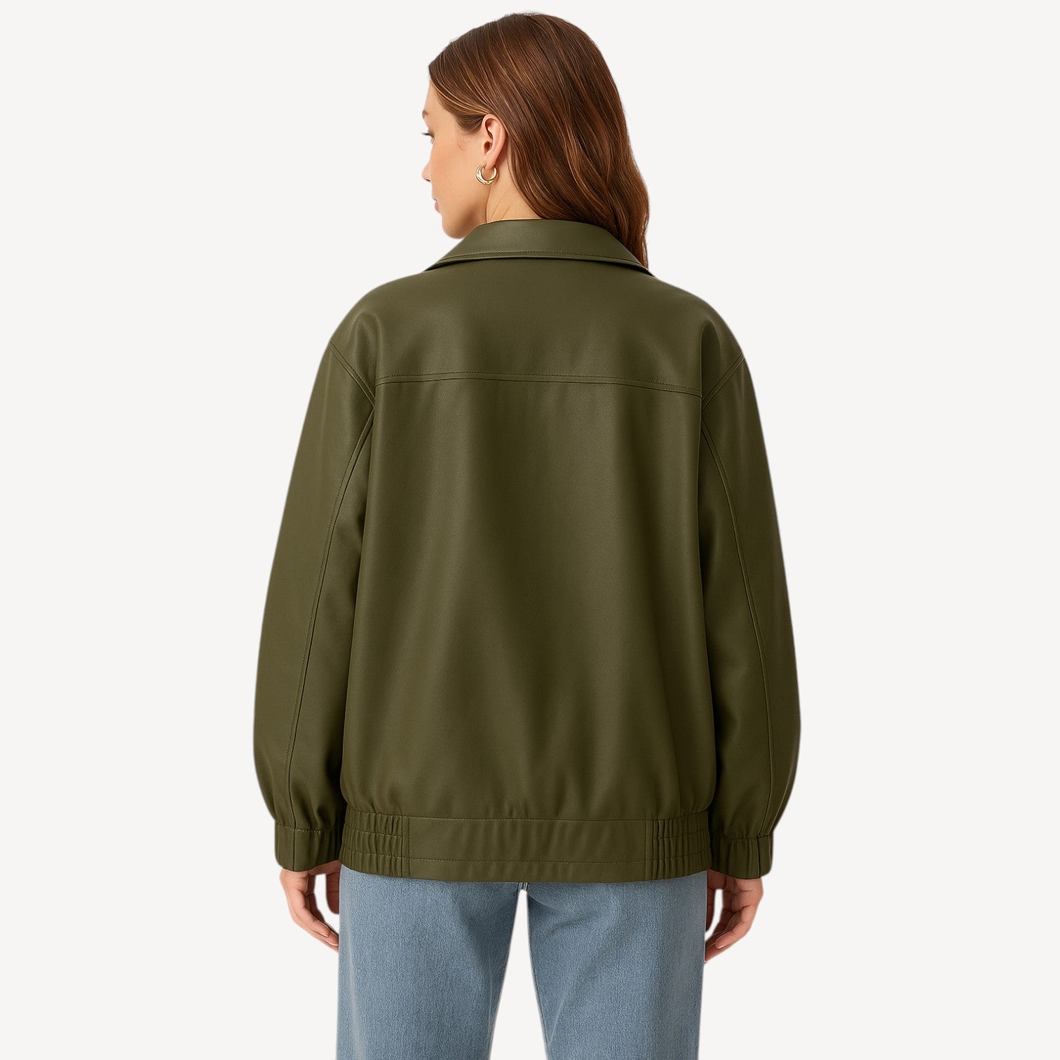 Classic Zip Leather Jacket