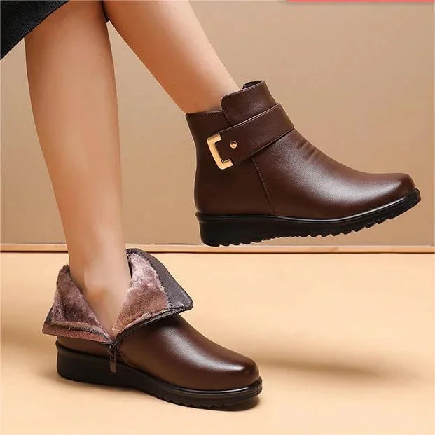 Ivy | Women’s Casual Flat Winter Boots with Inner Fleece