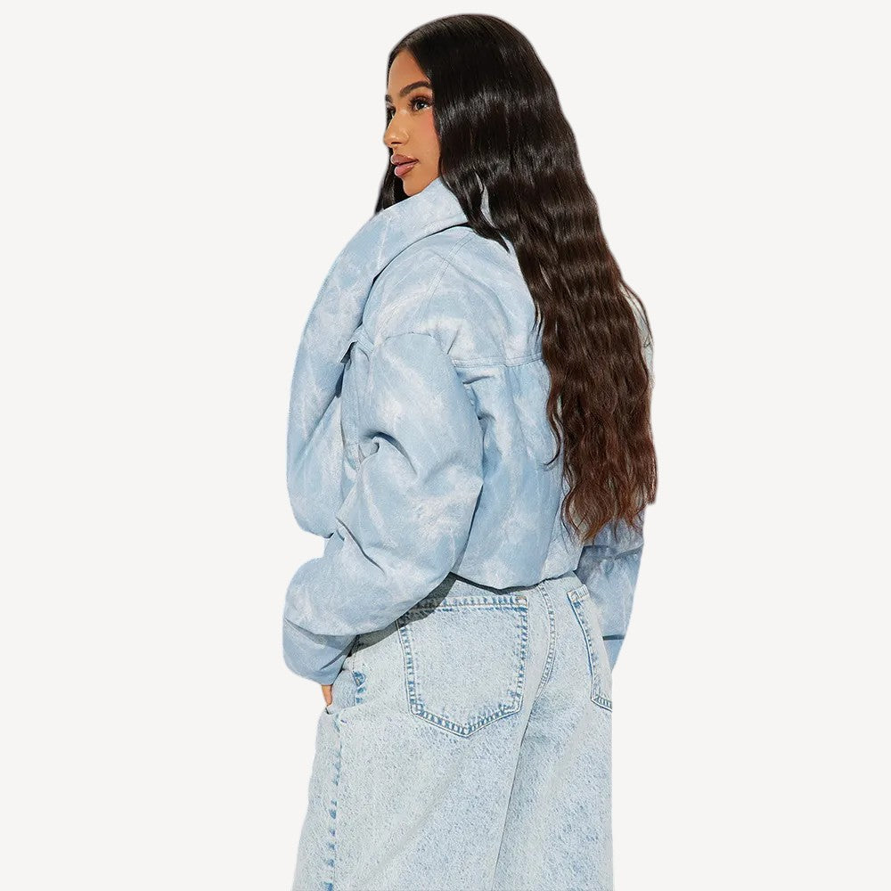 Women’s Blue Puffer Jacket