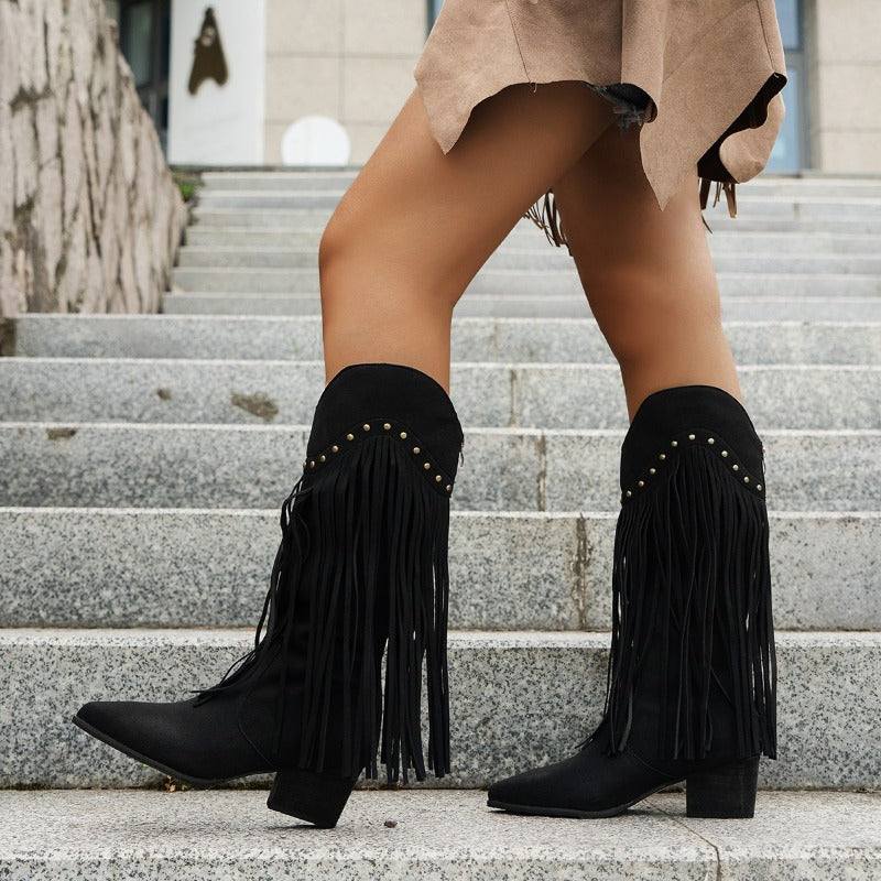 Maisie | Women’s Fringe Western Cowboy Boots