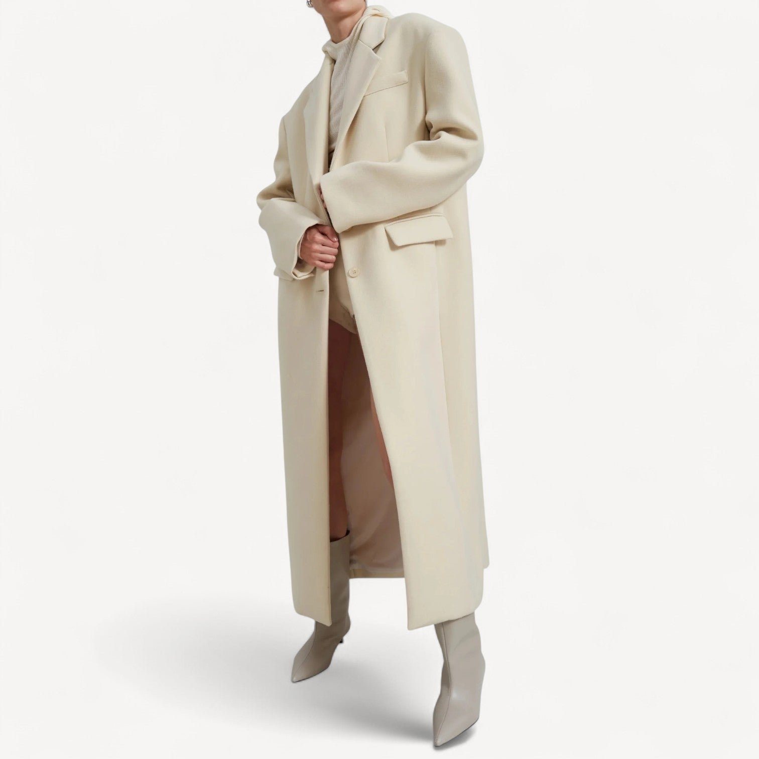 Oversized Longline Tailored Coat