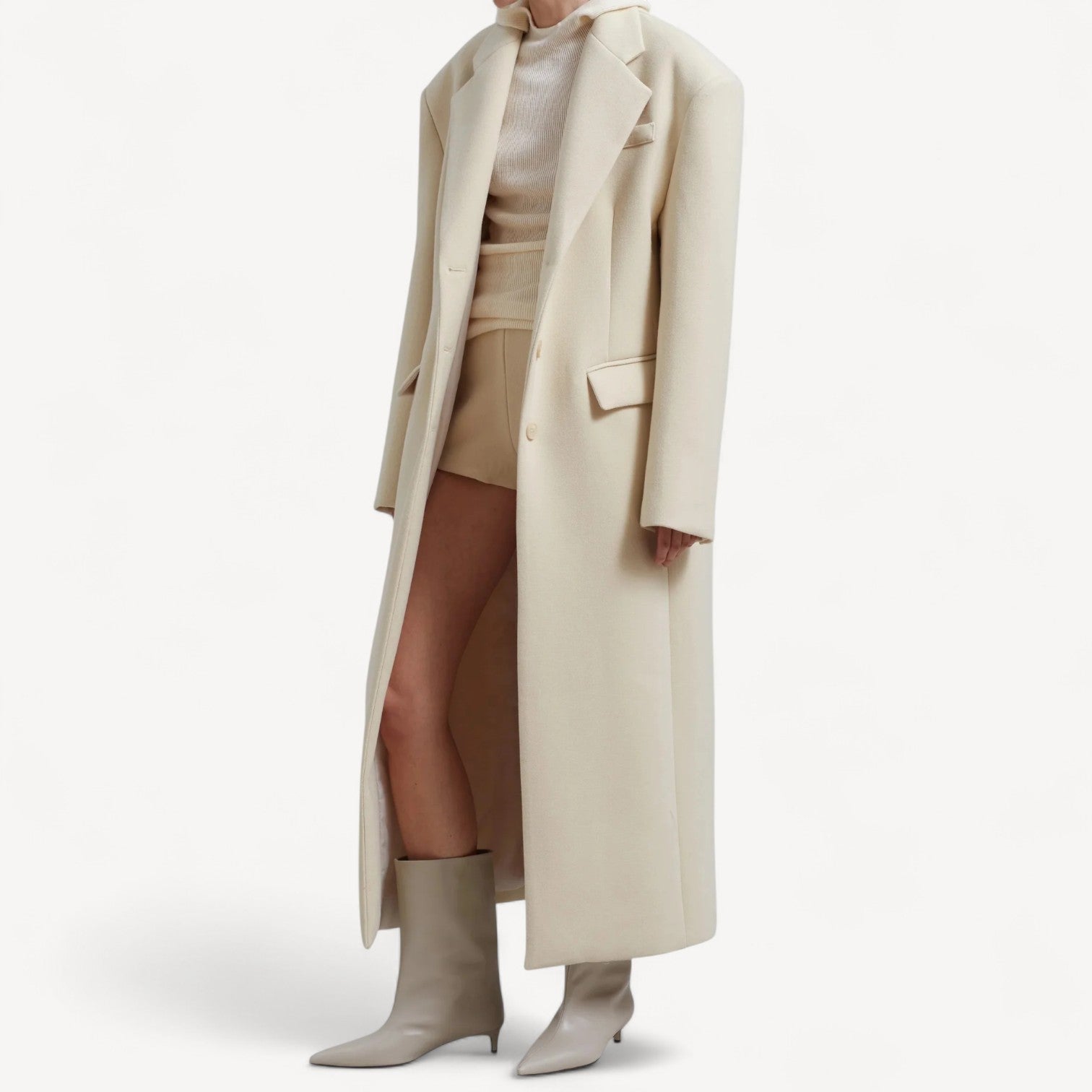 Oversized Longline Tailored Coat