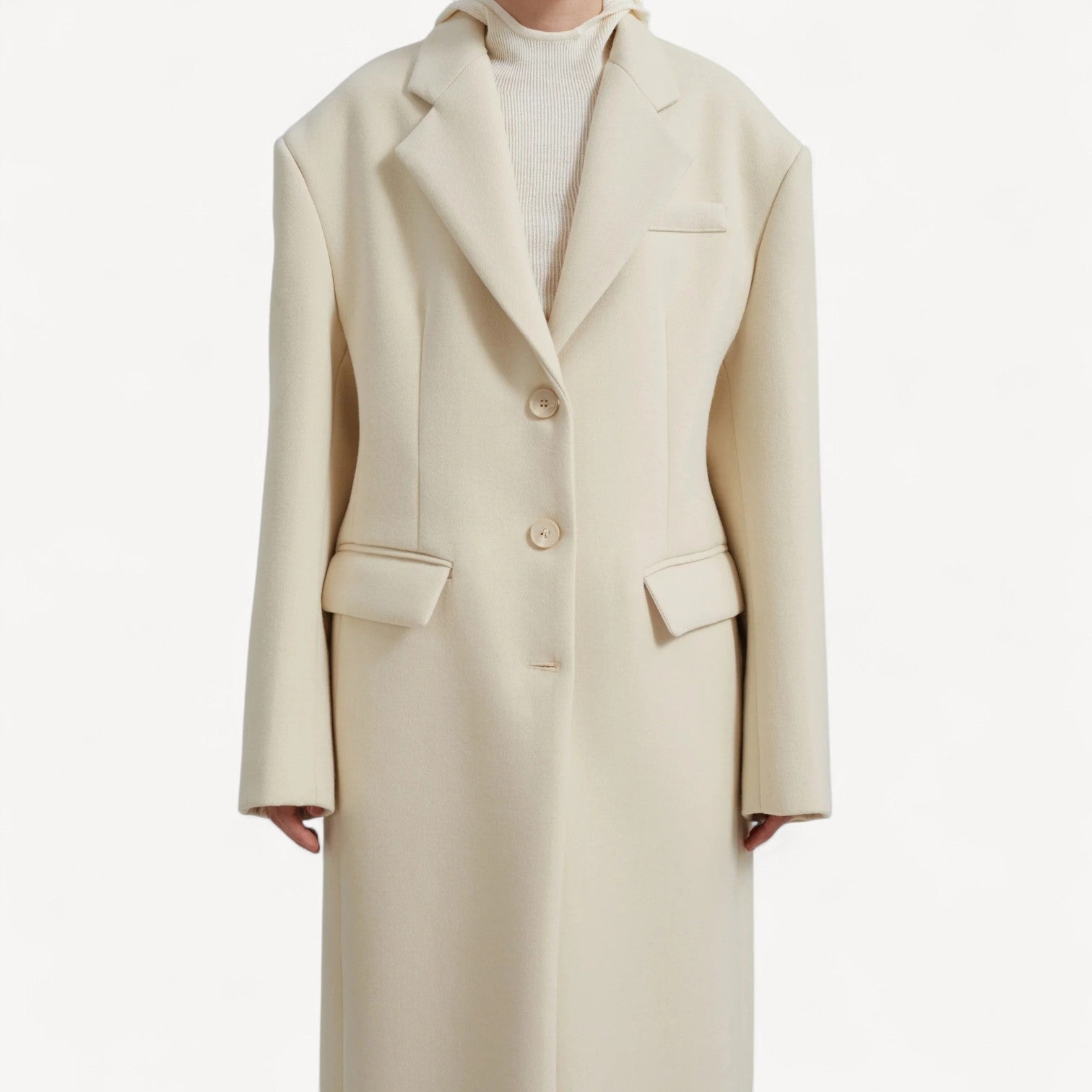 Oversized Longline Tailored Coat