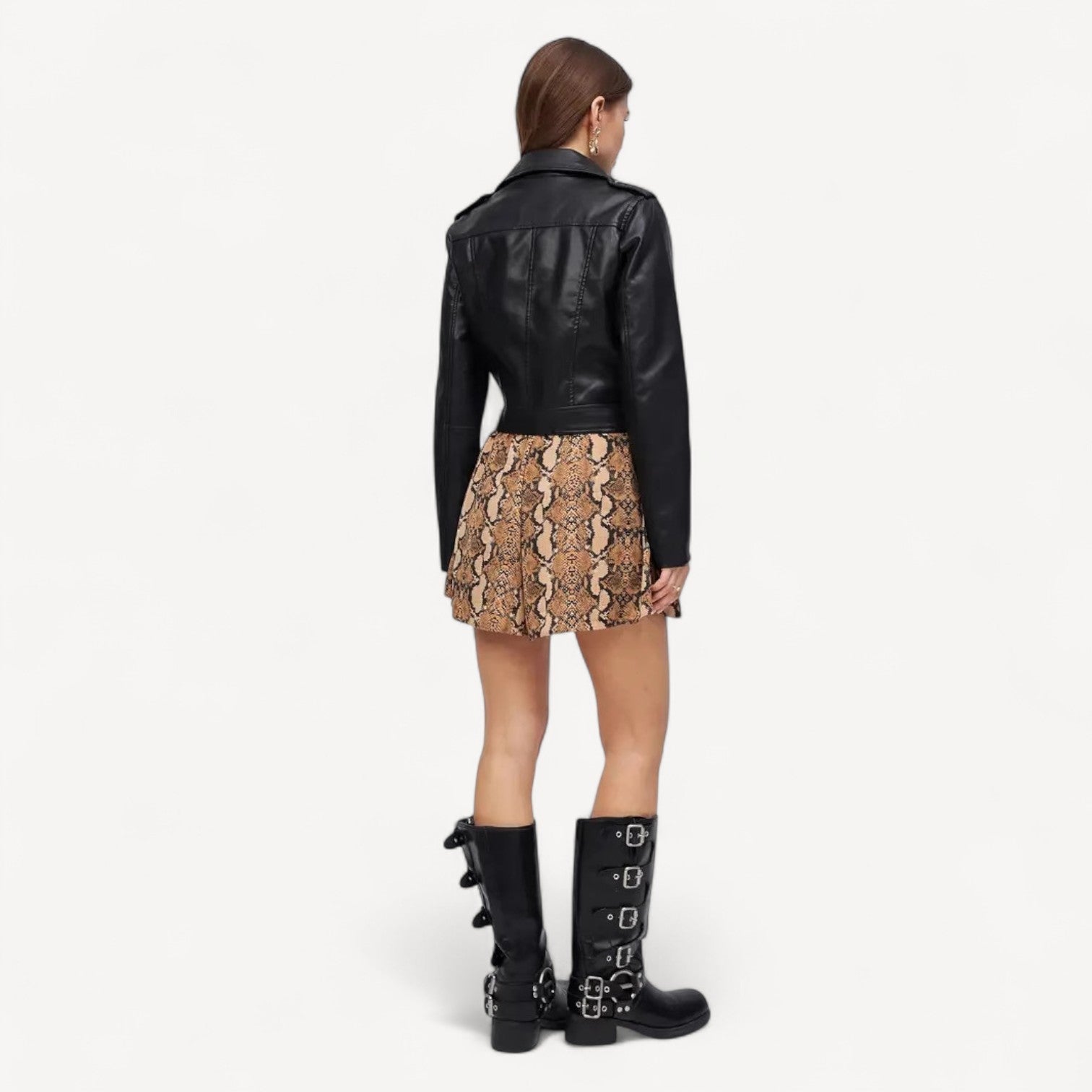 Black Vegan Moto Jacket