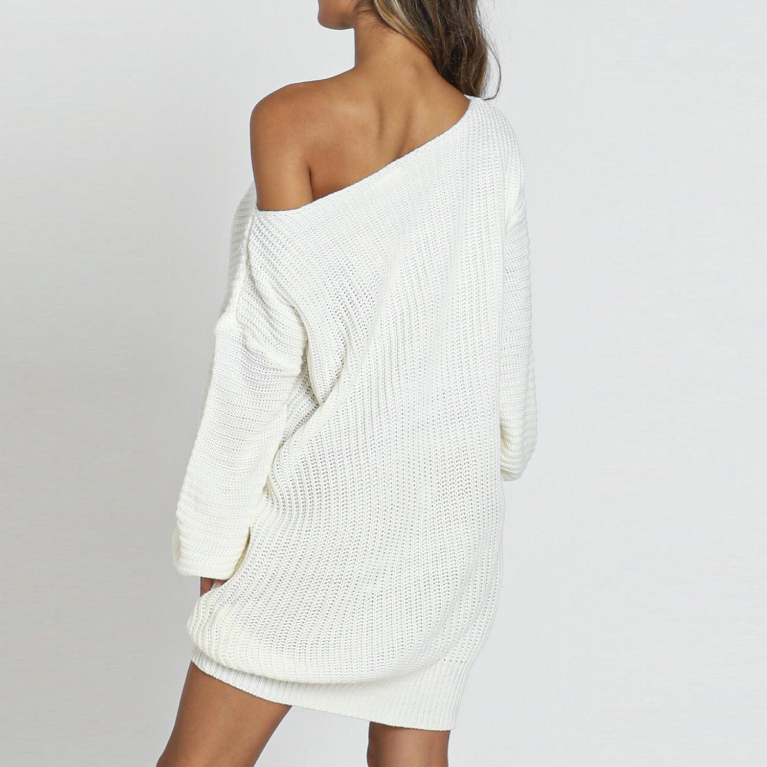 Off Shoulder Sweater Dress