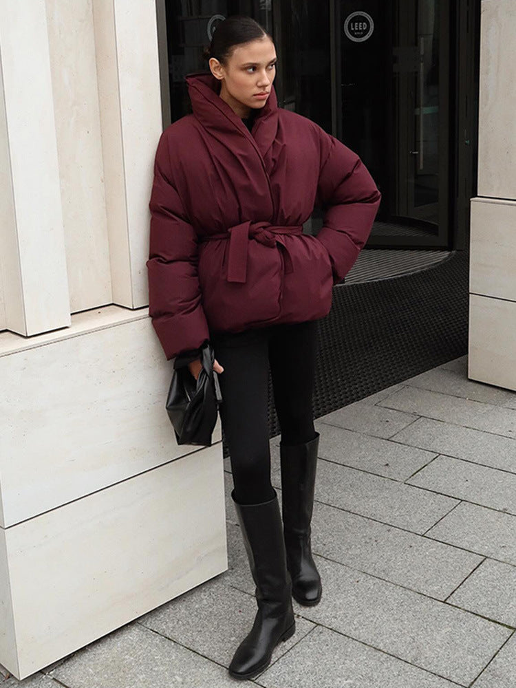 High Collar Puffer Coat