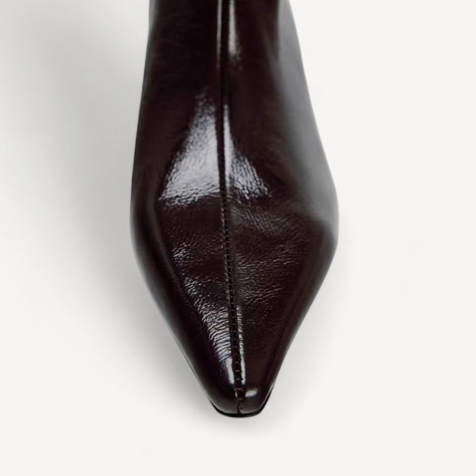 Dark Brown Kitten Boots