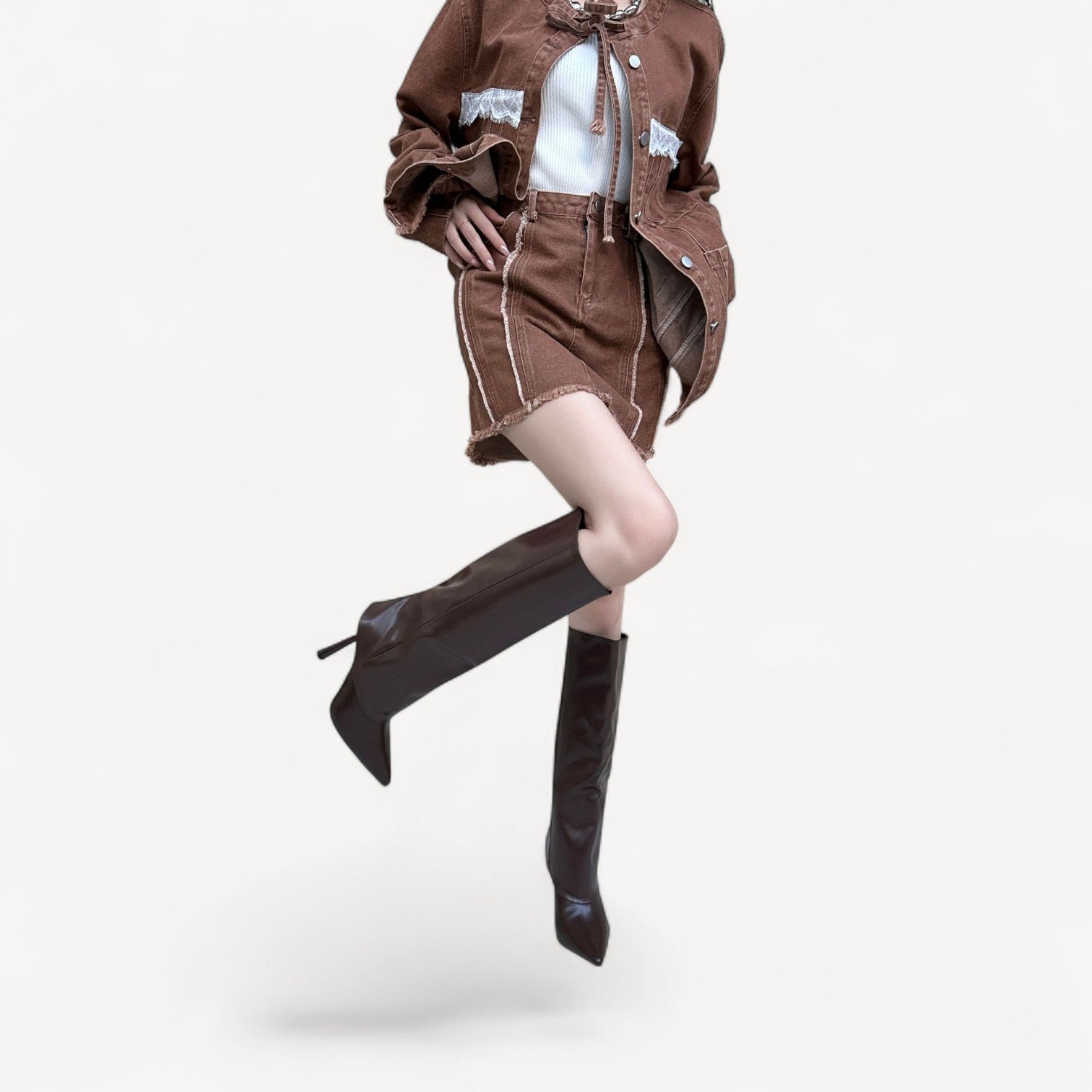 Pointed Toe Stiletto Boots