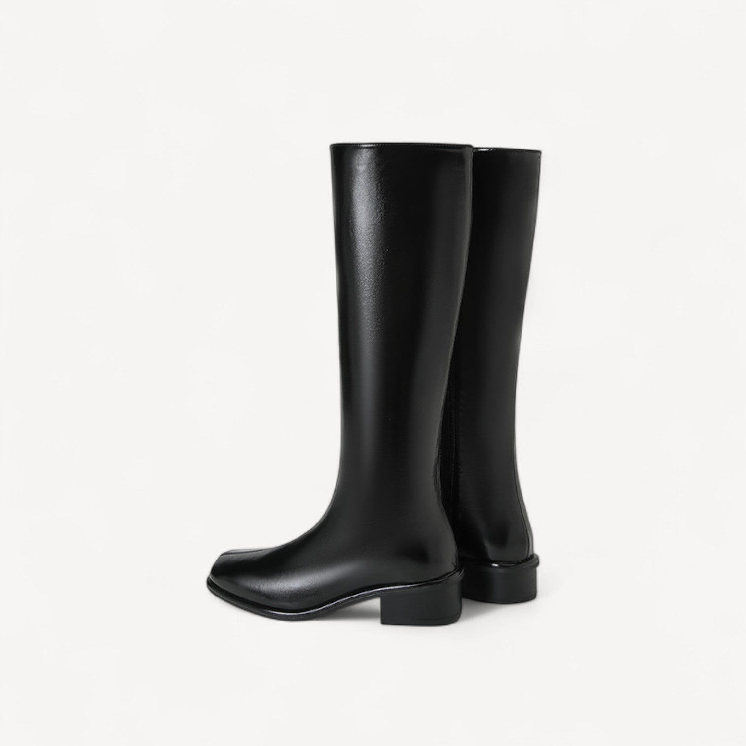 Davies | Square Toe Knee Boots