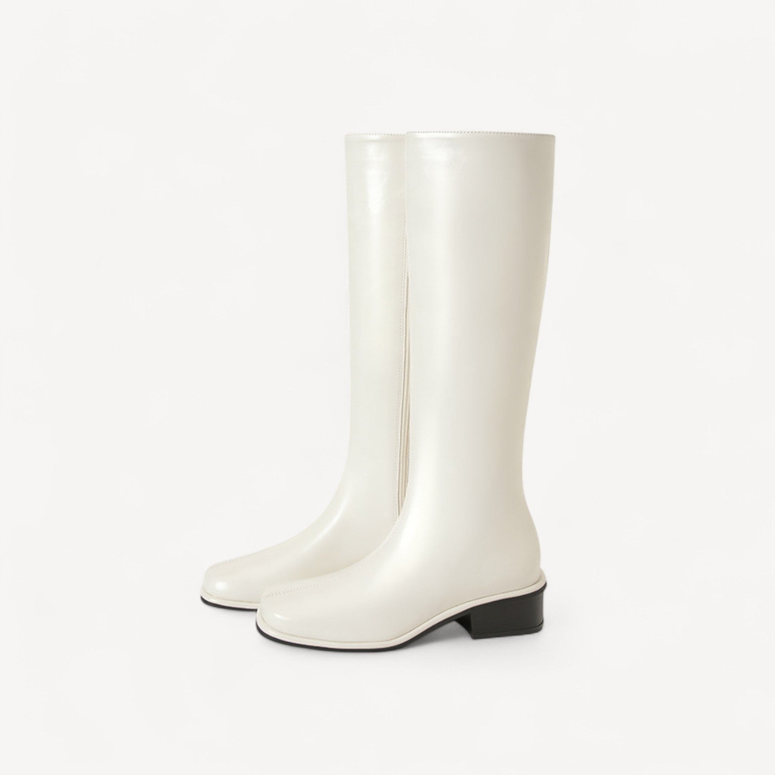 Davies | Square Toe Knee Boots