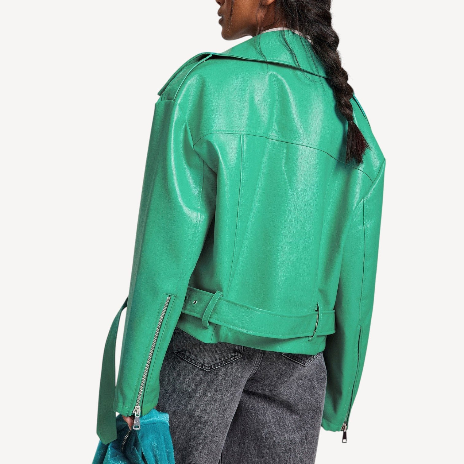 Bold Vegan Biker Jacket