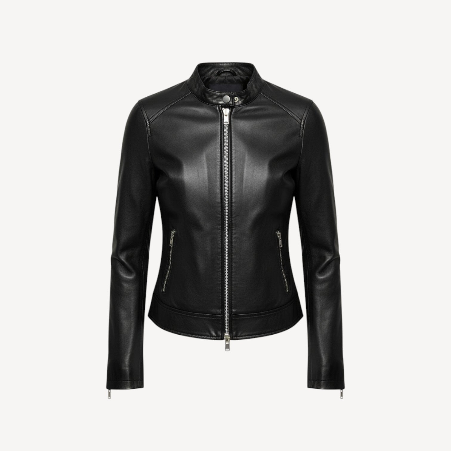 Classic Faux Leather Jacket