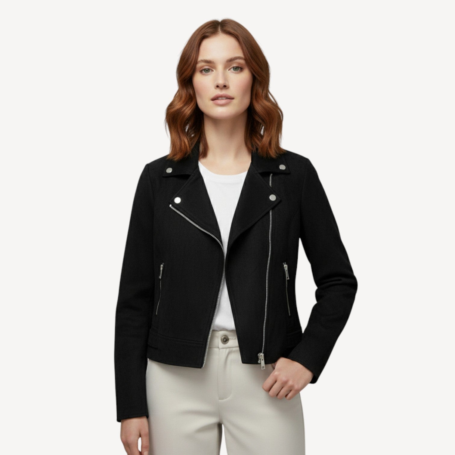 Classic Suede Moto Jacket