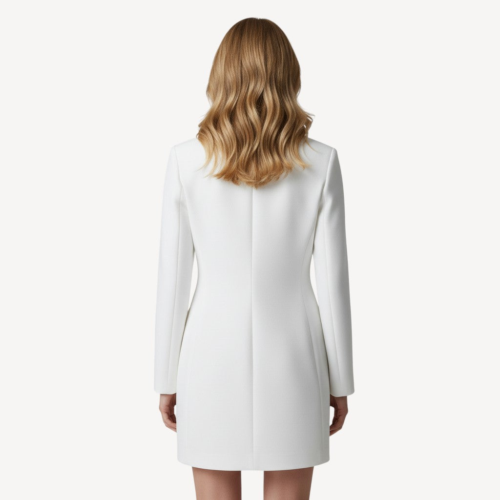 Double Breasted Blazer Dress