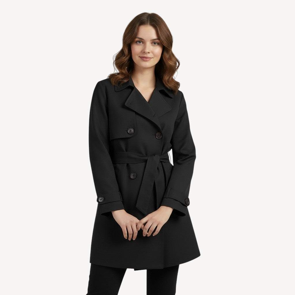 Lightweight Double-Breasted Trench