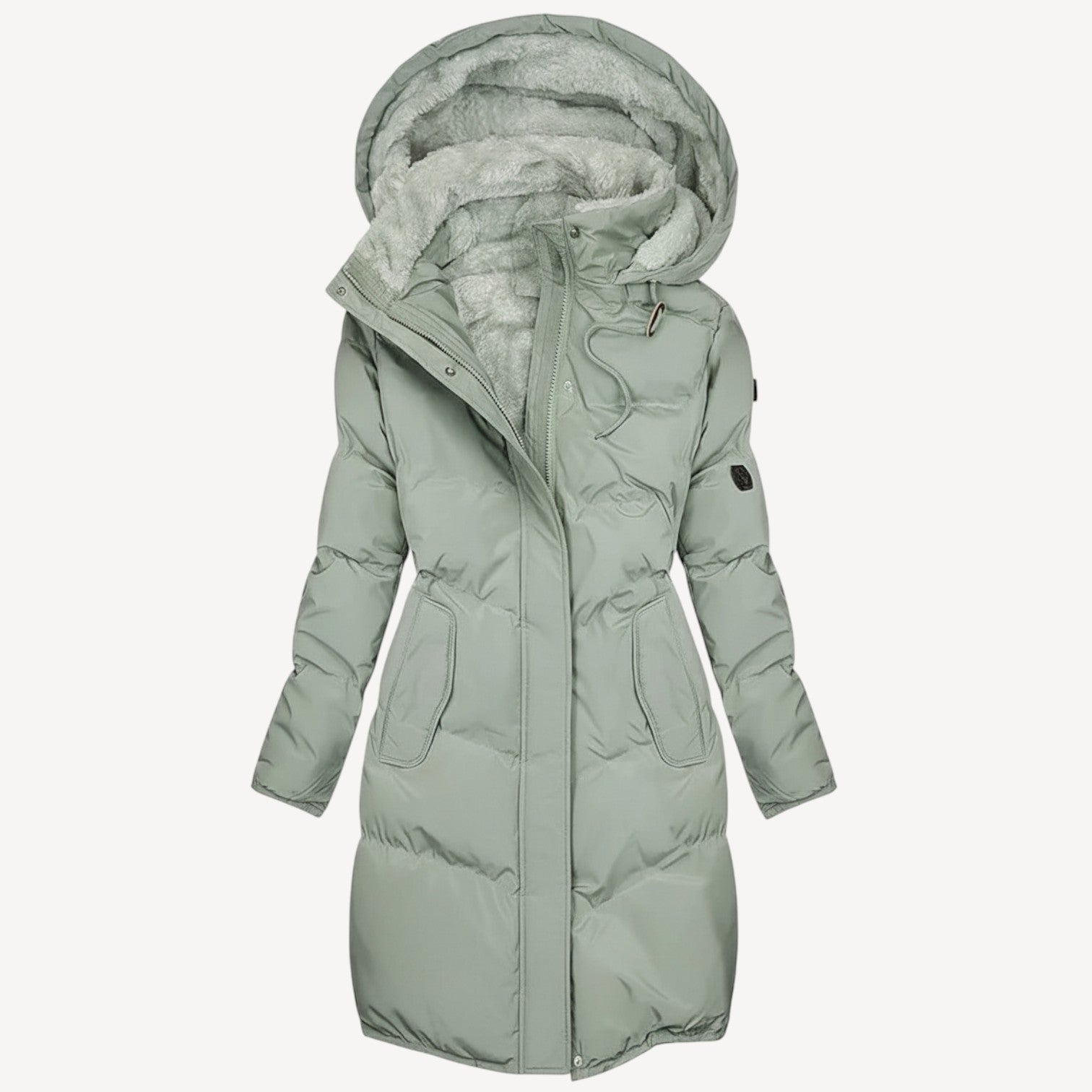Long Hooded Puffer Coat