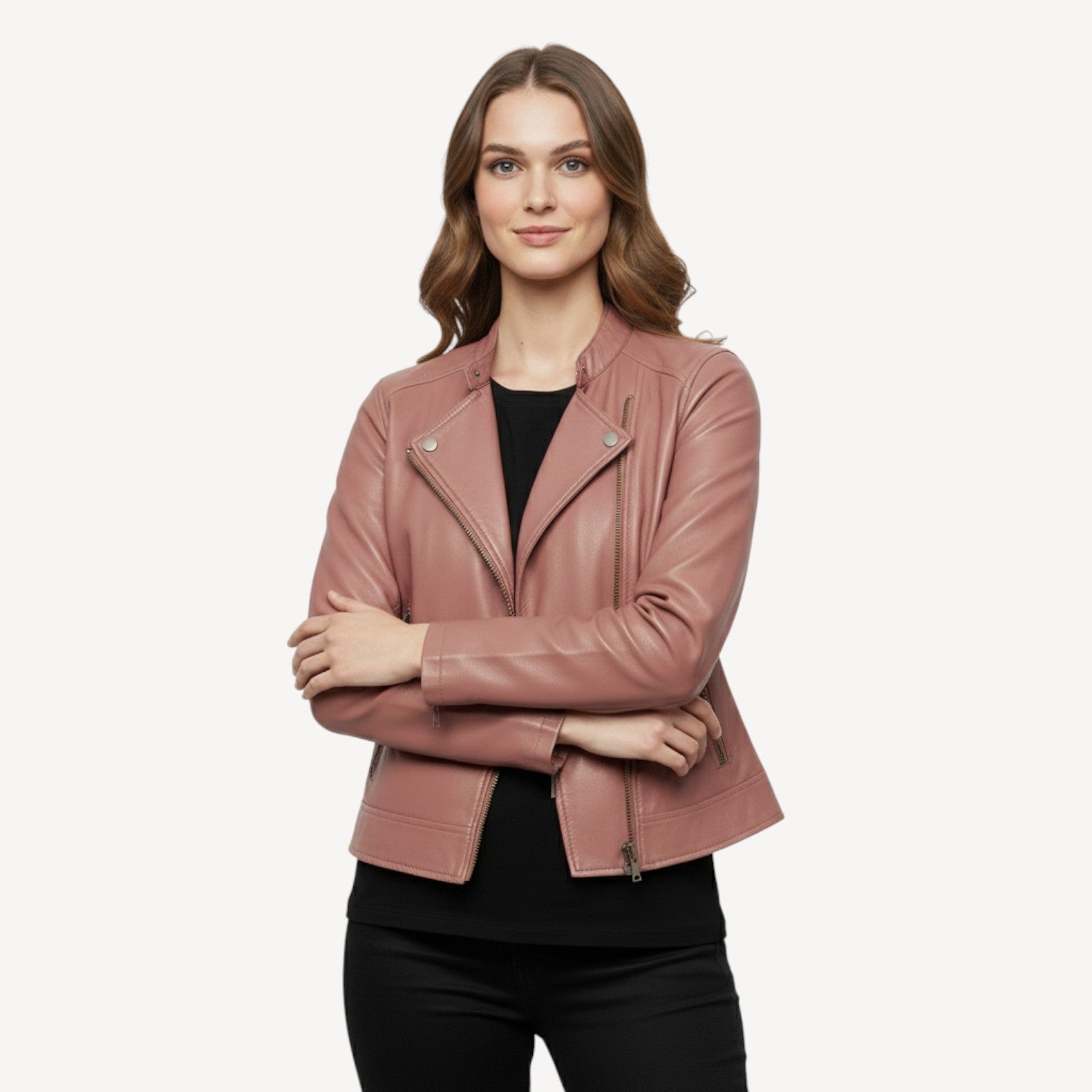 Classic Faux Leather Jacket