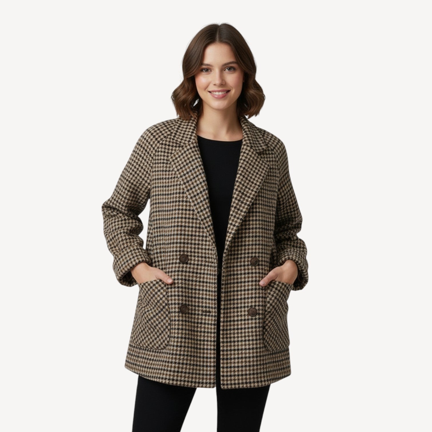 Vintage Houndstooth Women’s Jacket