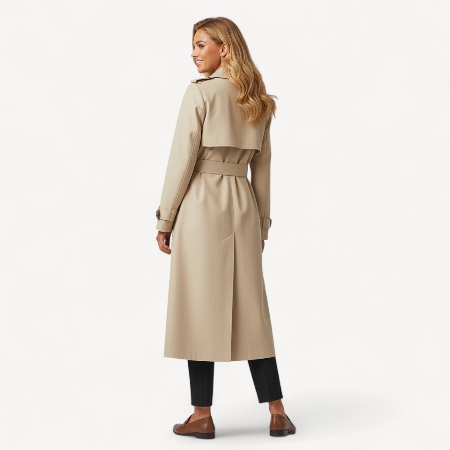 Classic Double-Breasted Trench