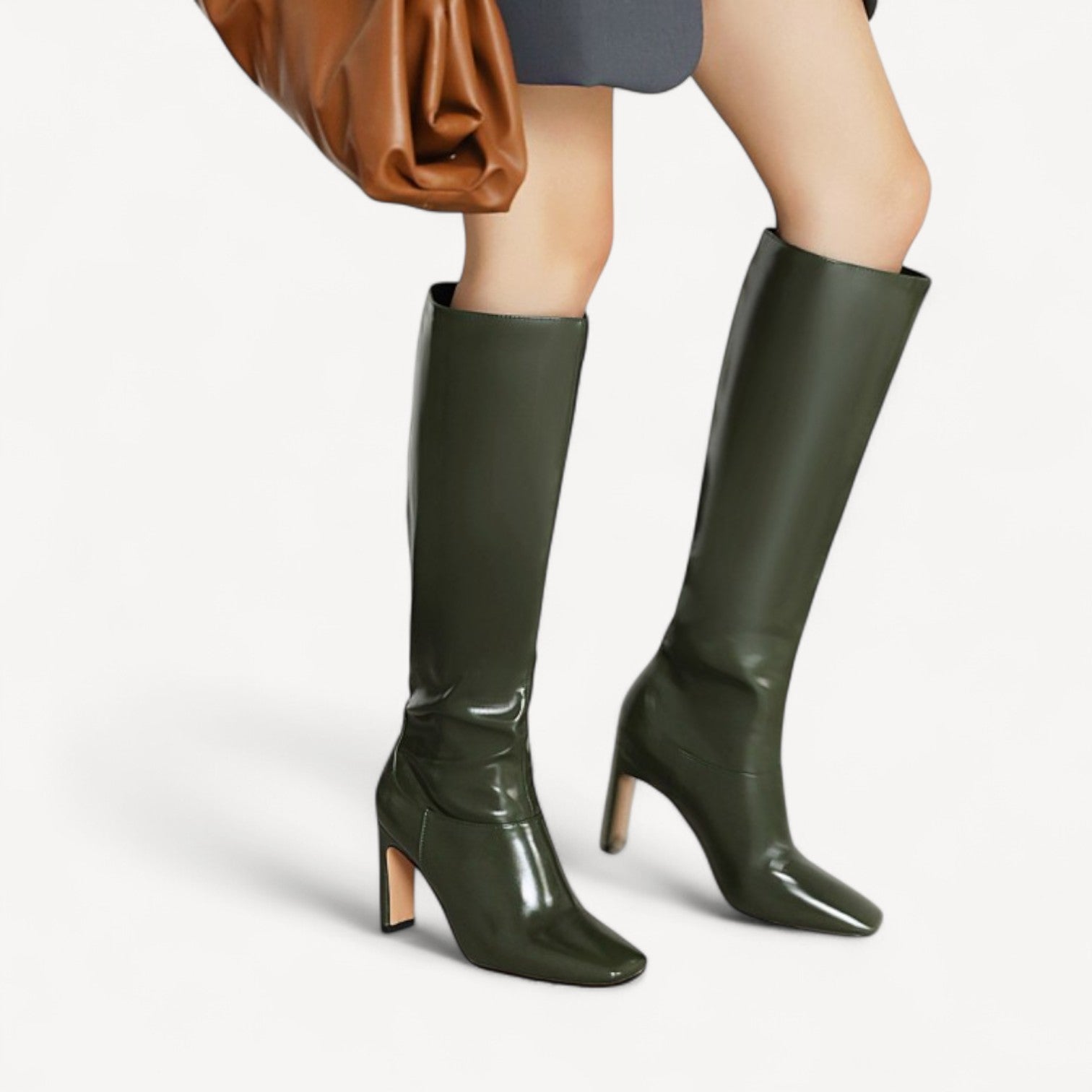Chic Square Toe Boots