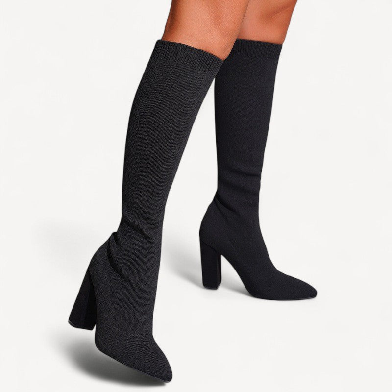 Knee High Block Boots