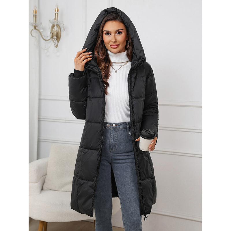 Quilted Long Women’s Puffer