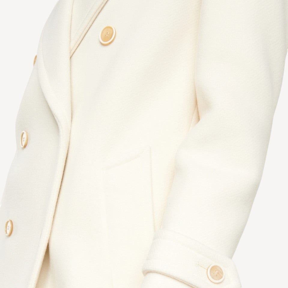 Wool Double-Breasted Coat