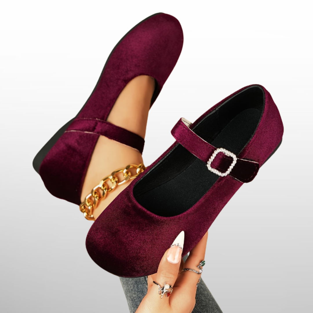 Adelina™ Elegant Round-Toe Flats