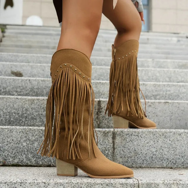 Maisie | Women’s Fringe Western Cowboy Boots