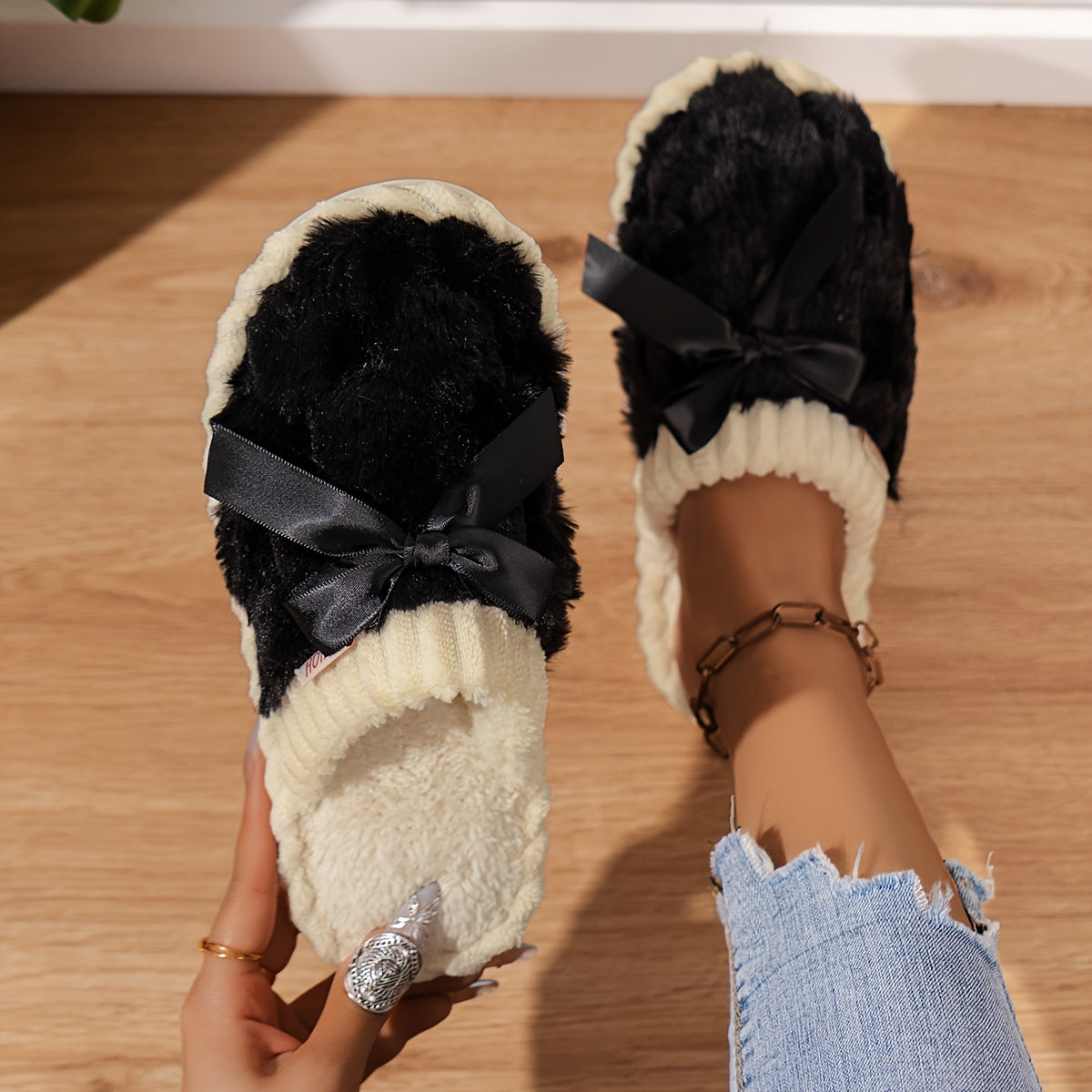 Noelle™ Cozy Plush Slippers