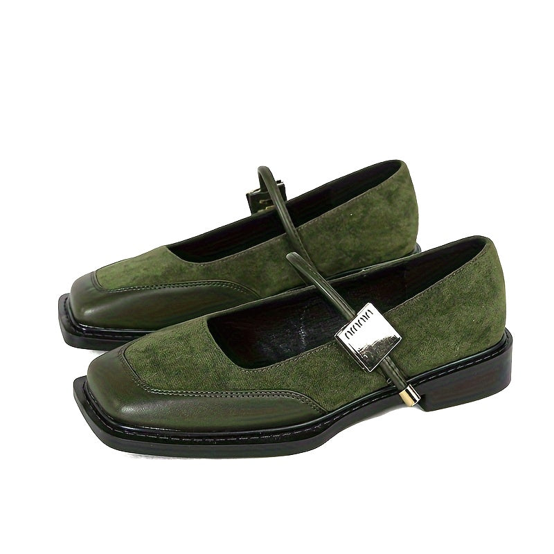 MAELYS™ Retro Suede Mary Janes