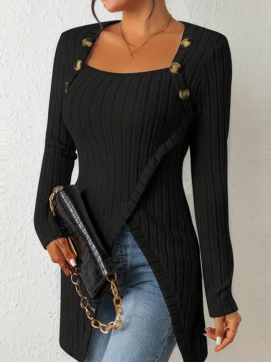 Square Neck Tunic Top