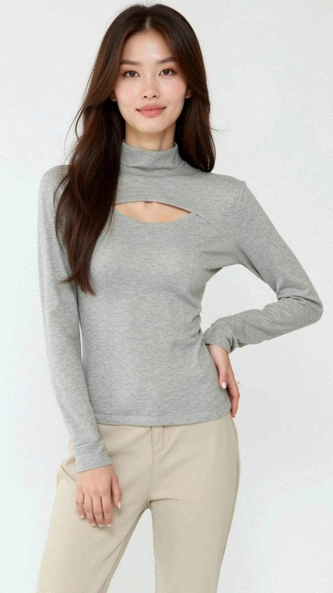Women’s Cutout Long Sleeve
